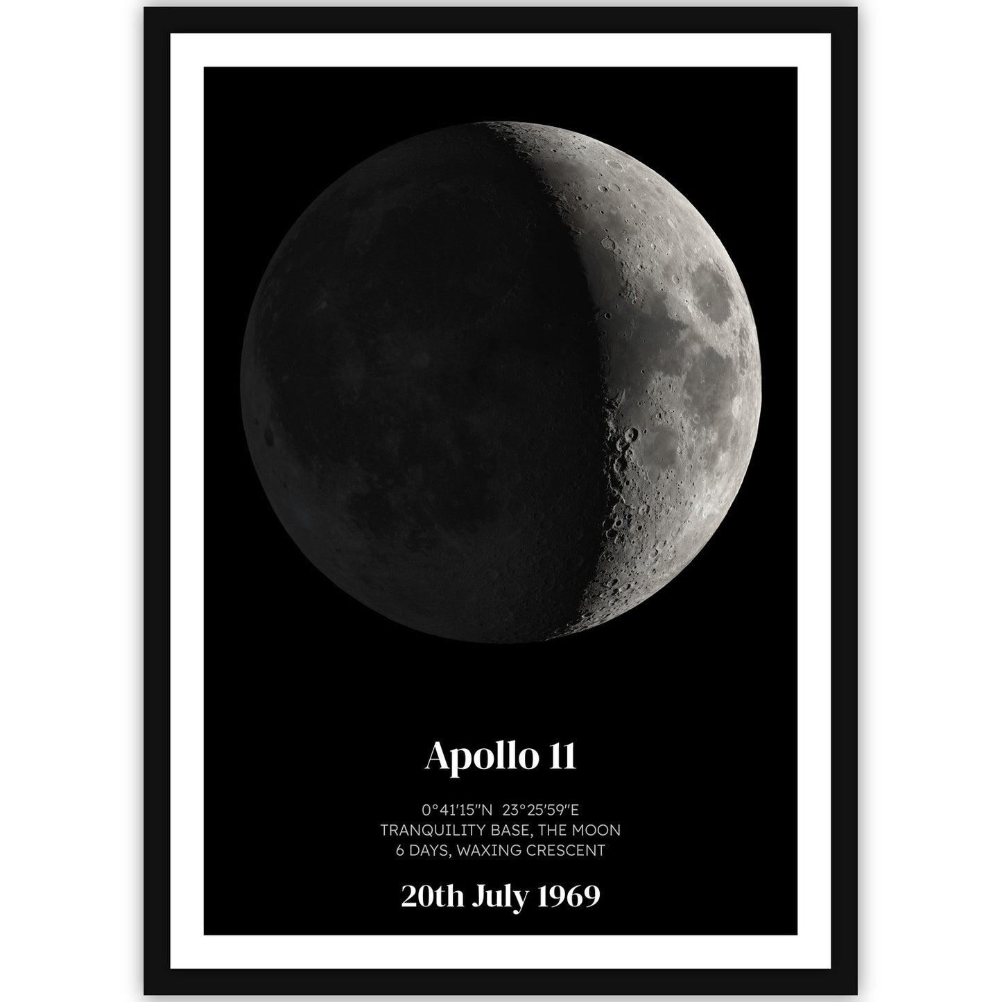 Mein Mondposter – Personalisiertes Mondphasen Poster | moonme